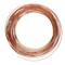 The Beadsmith Half-Round Craft Wire - Wire Elements - Medium Temper - 21 Gauge, 7 Yard Coil - Copper Color - Beading Wire Used for Jewelry Making, Wire Wrapping, and Other DIY Arts & Crafts